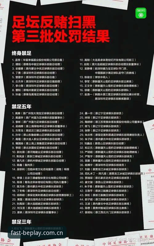 足协第三批禁足名单深度解读，beplay体育平台观赛体验分享